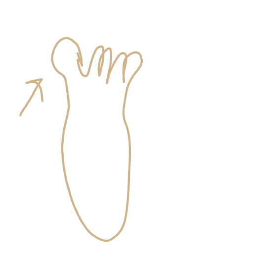 Toe drawing by coal-mild-peace