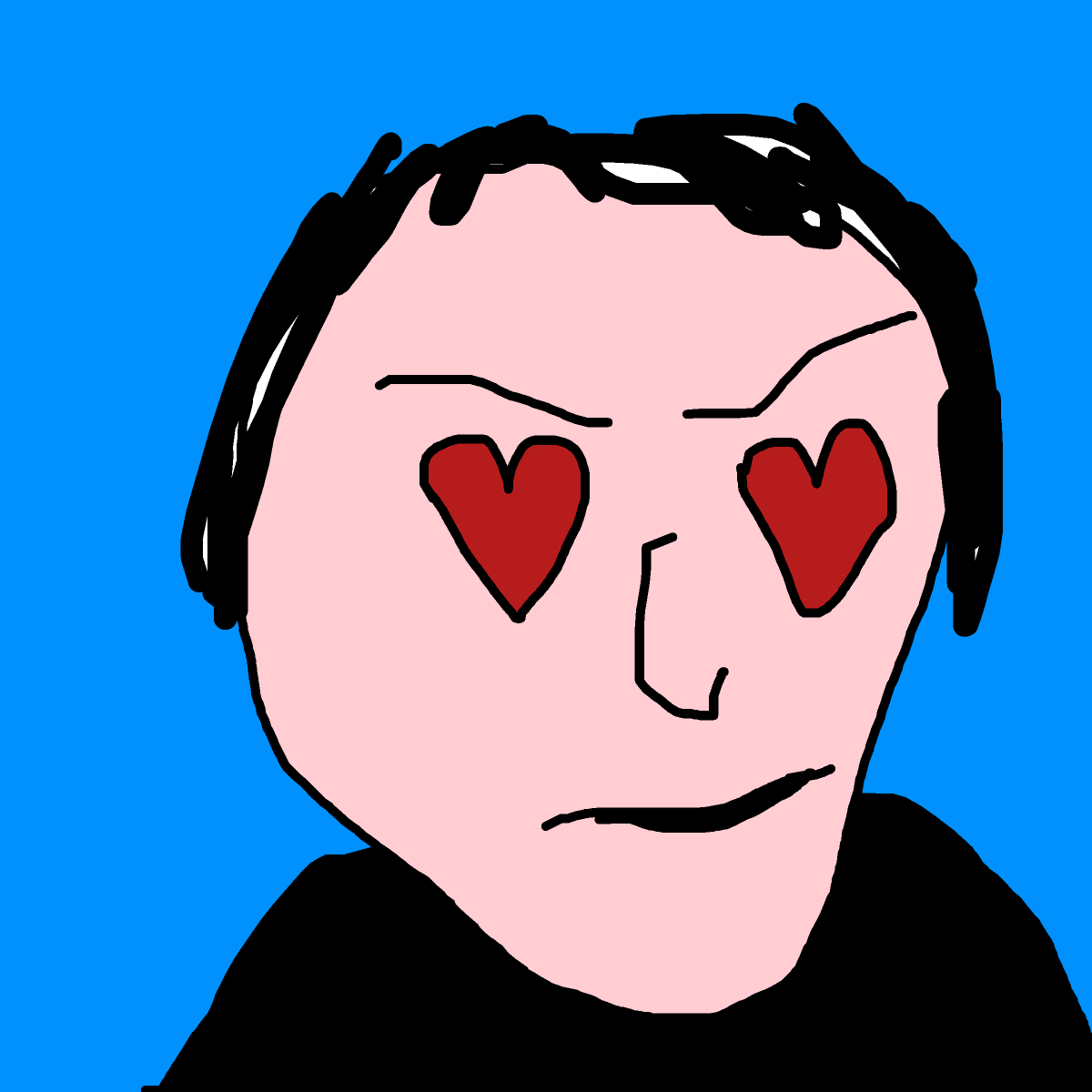 Heart Eyes drawing by johnny boy