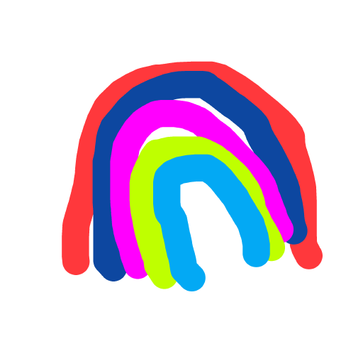 Rainbow drawing by neesh