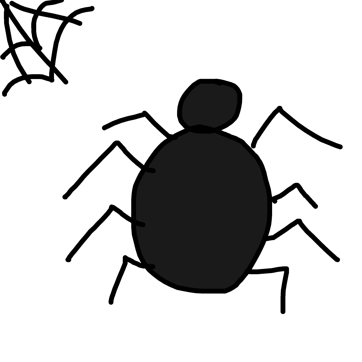 Spider drawing by clear-cyan-drive