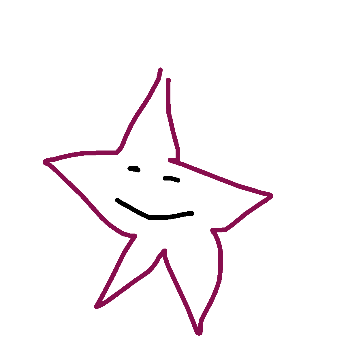 Starfish drawing by cream-hard-dream