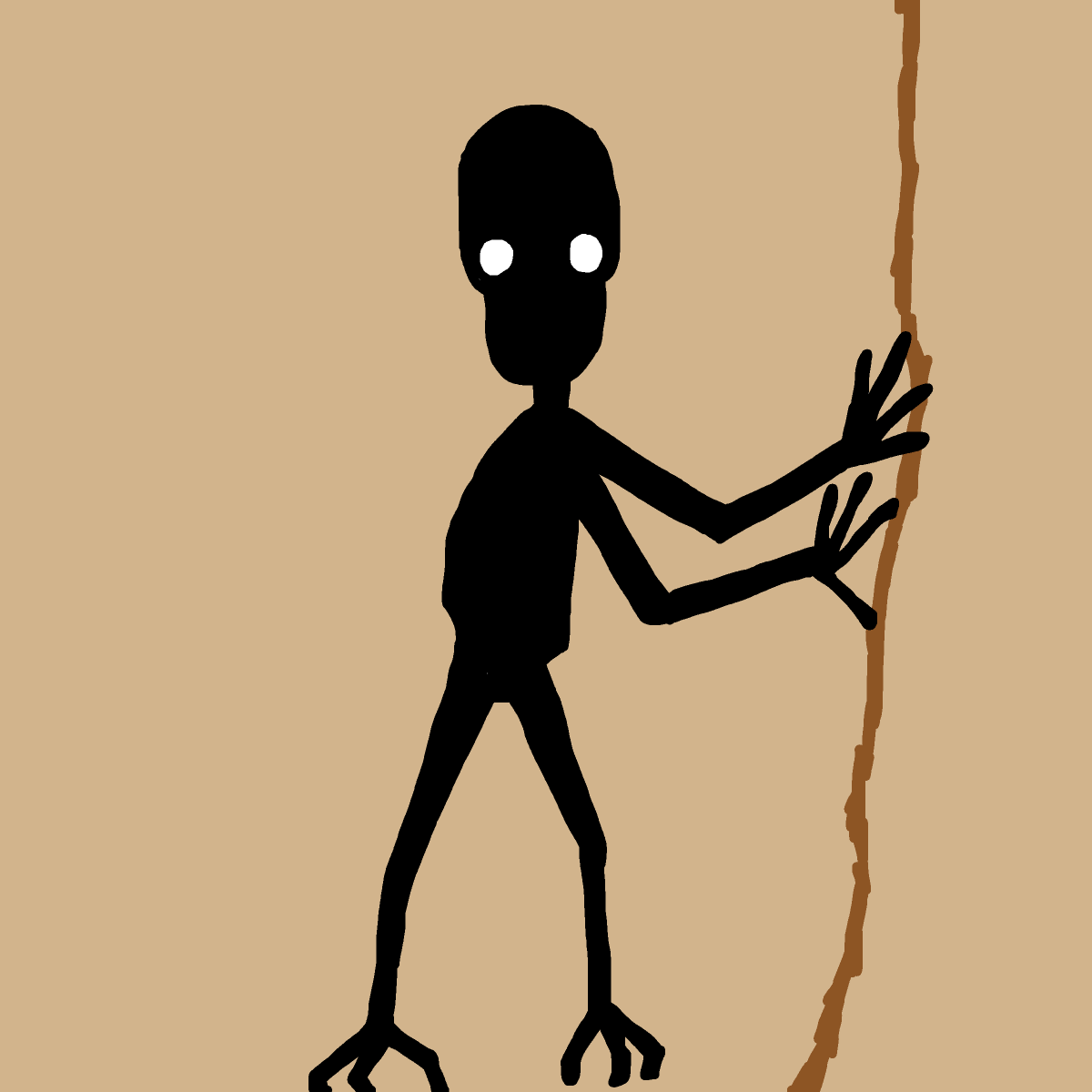Dover Demon drawing by monthra