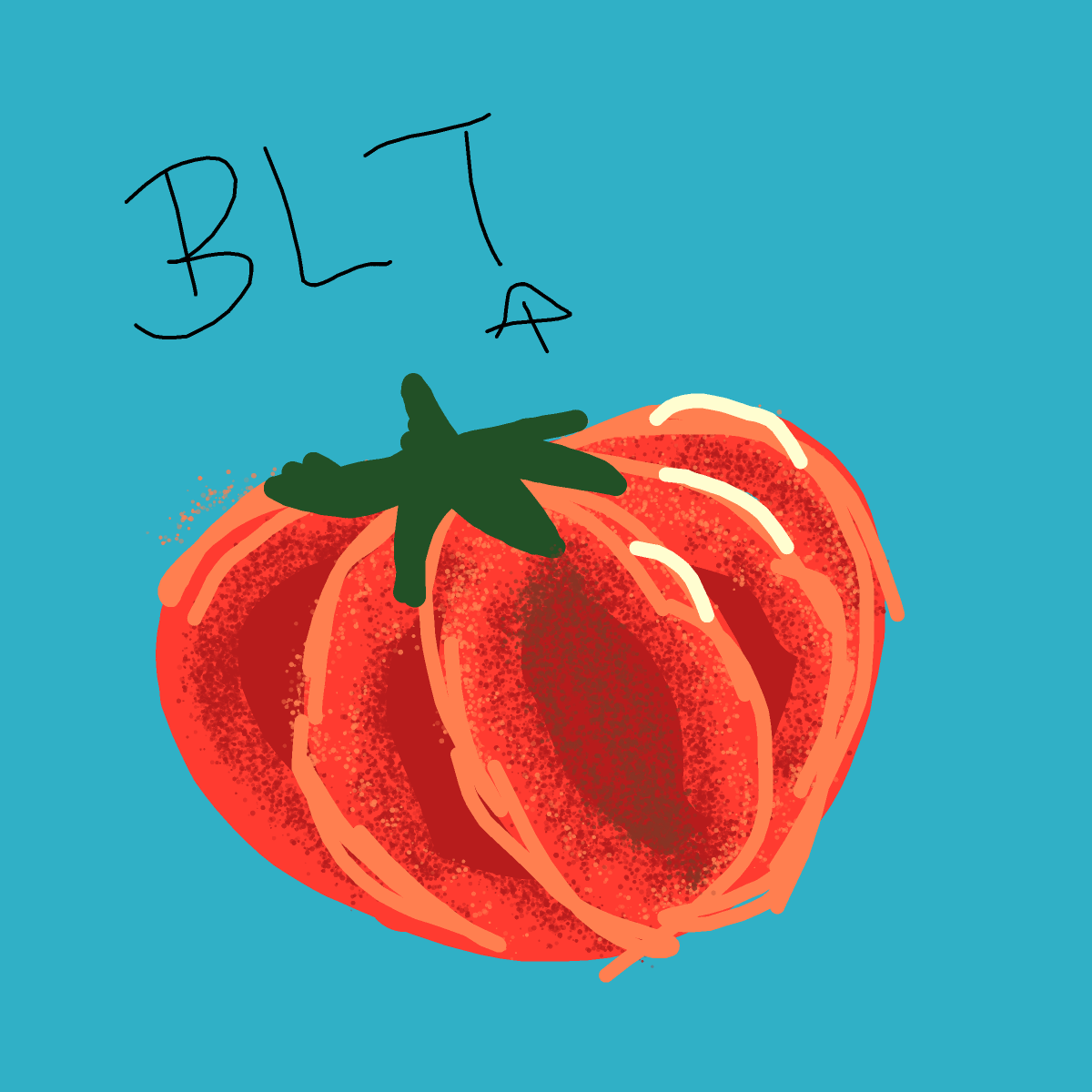 Tomato drawing by mjolnirbear
