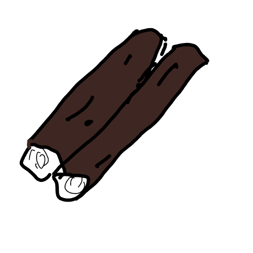 Log drawing by Shew
