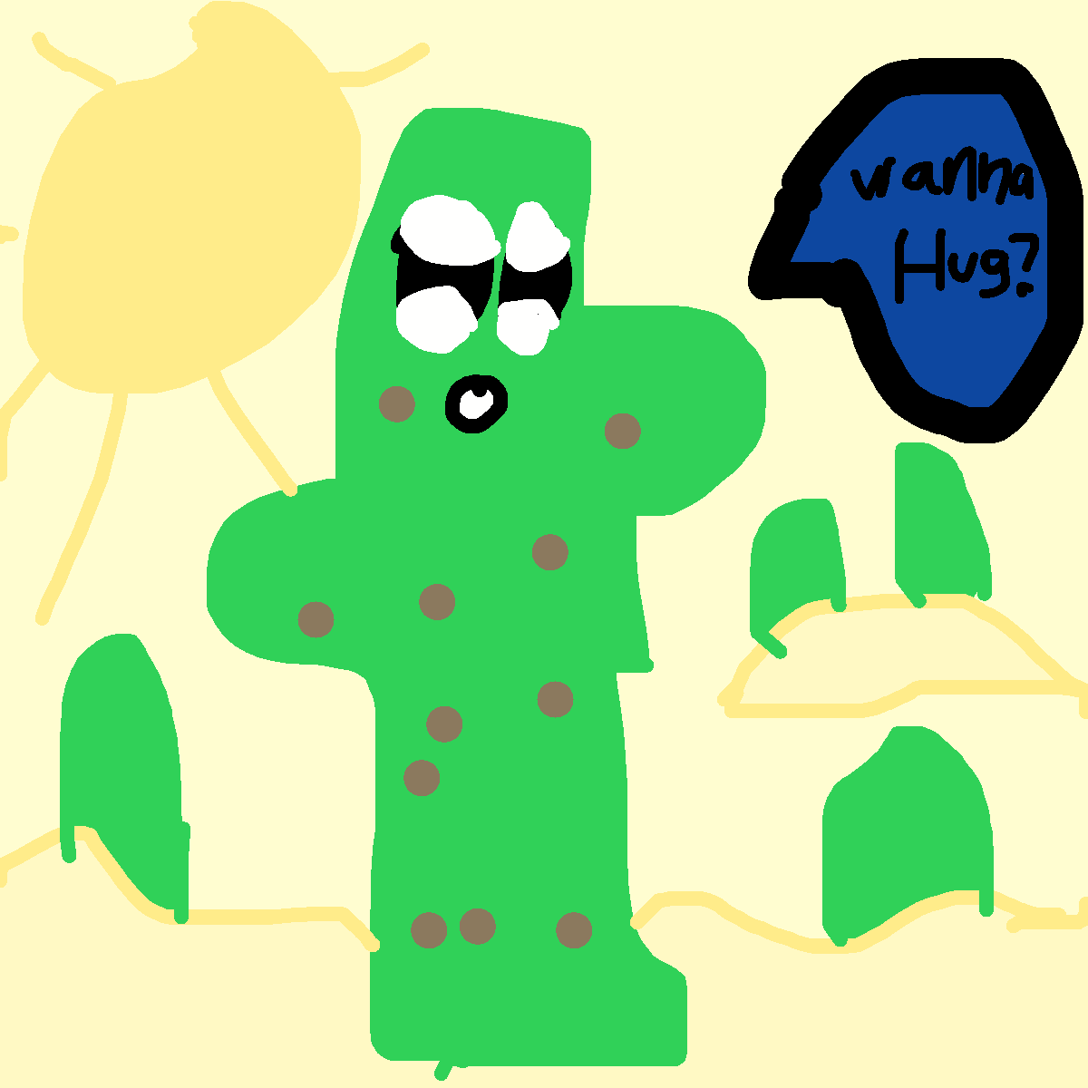 Cactus drawing by kkcaydenk