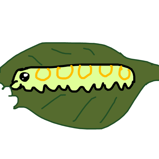 Caterpillar drawing by rowan