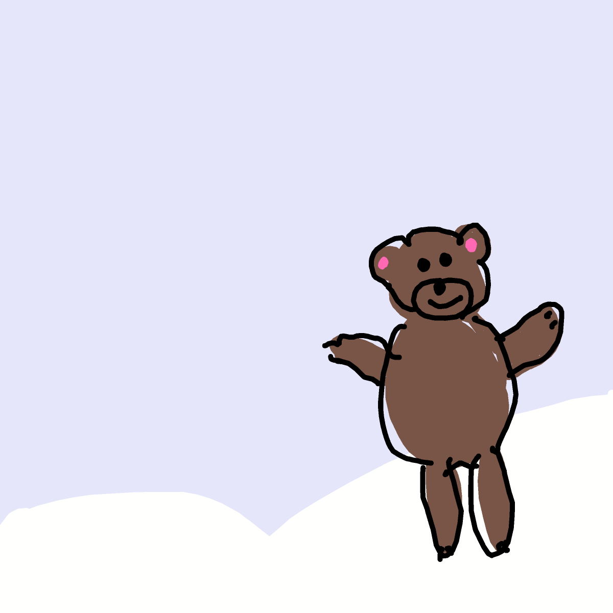 Bear drawing by sun-rose-drive