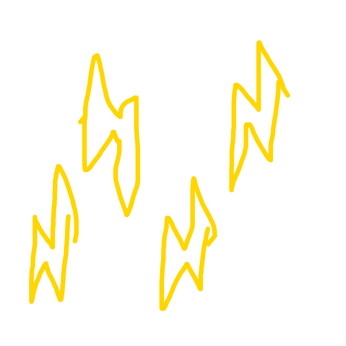 Thunderbolts drawing by mjos