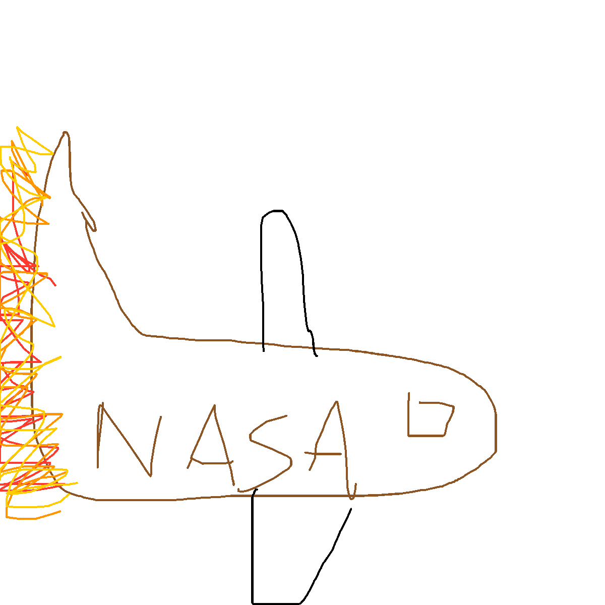 Rocket drawing by mikestam195