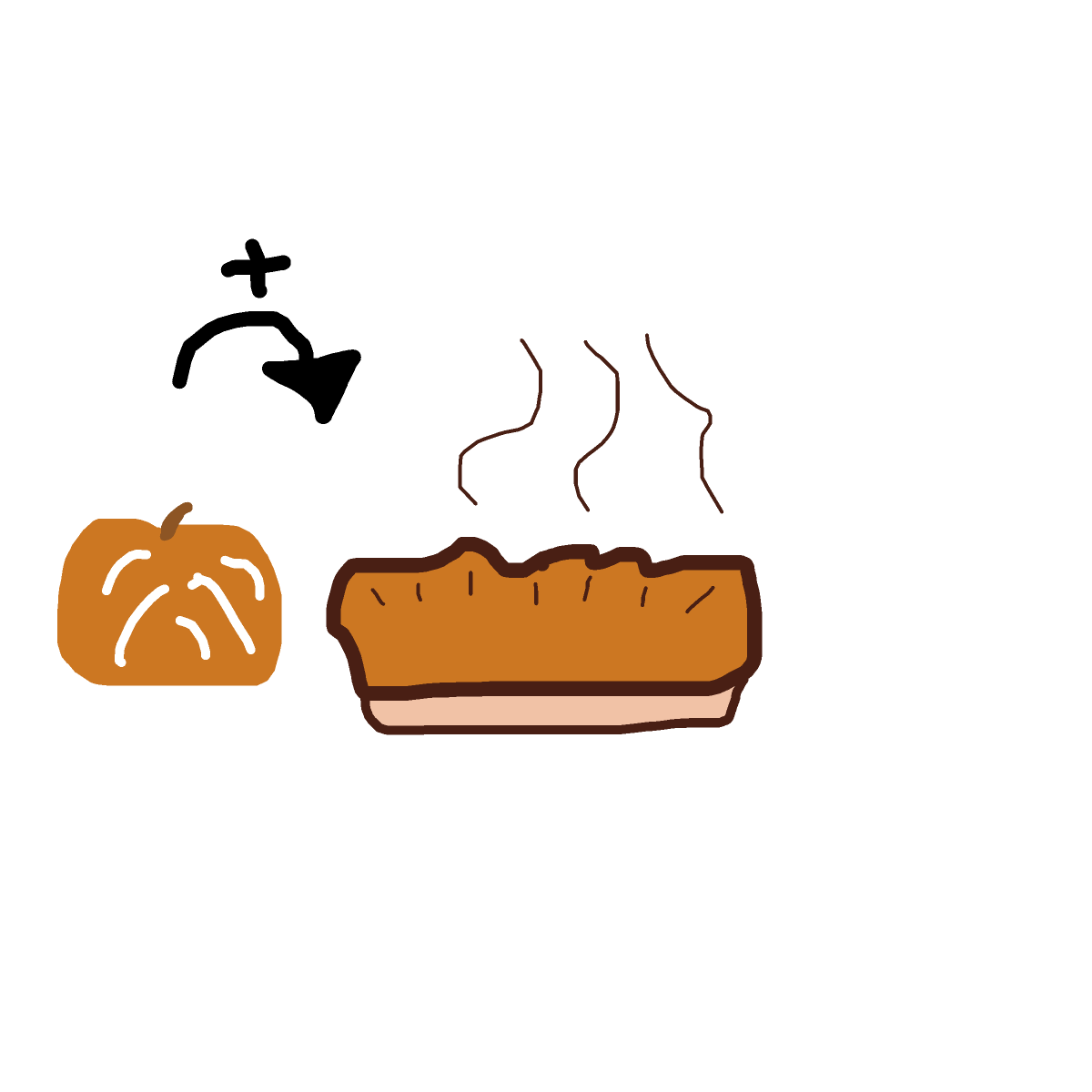 Pumpkin Pie drawing by sea-omega-pro