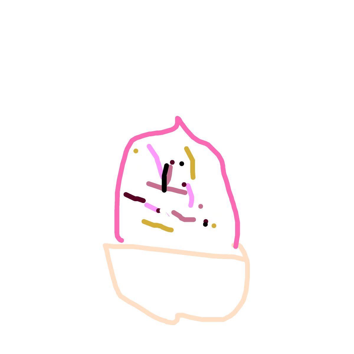 Cupcake drawing by laiaaaaa