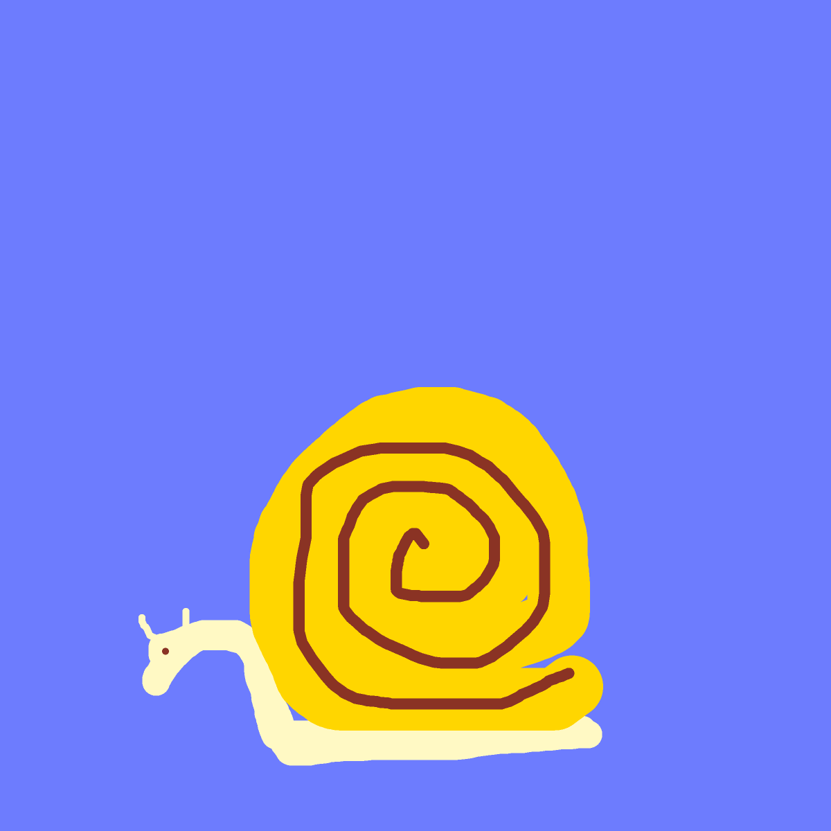 Snail drawing by dark-clear-force