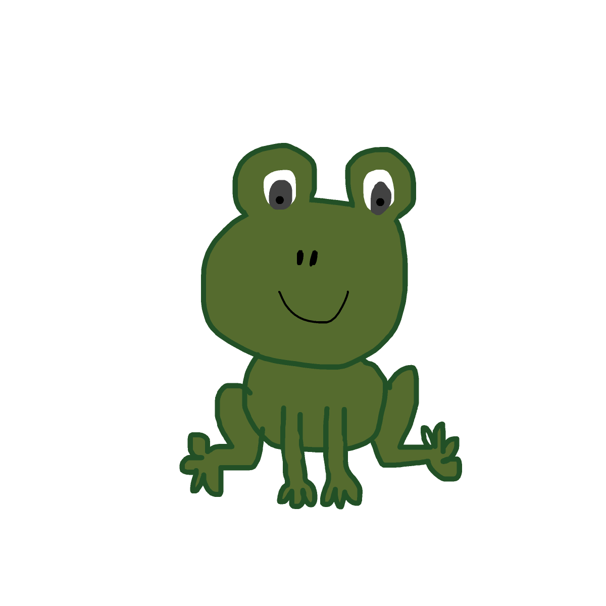 Frog drawing by clear-cyan-drive