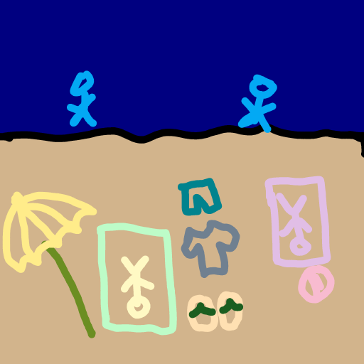 Flip Flop drawing by SafiyyaJ