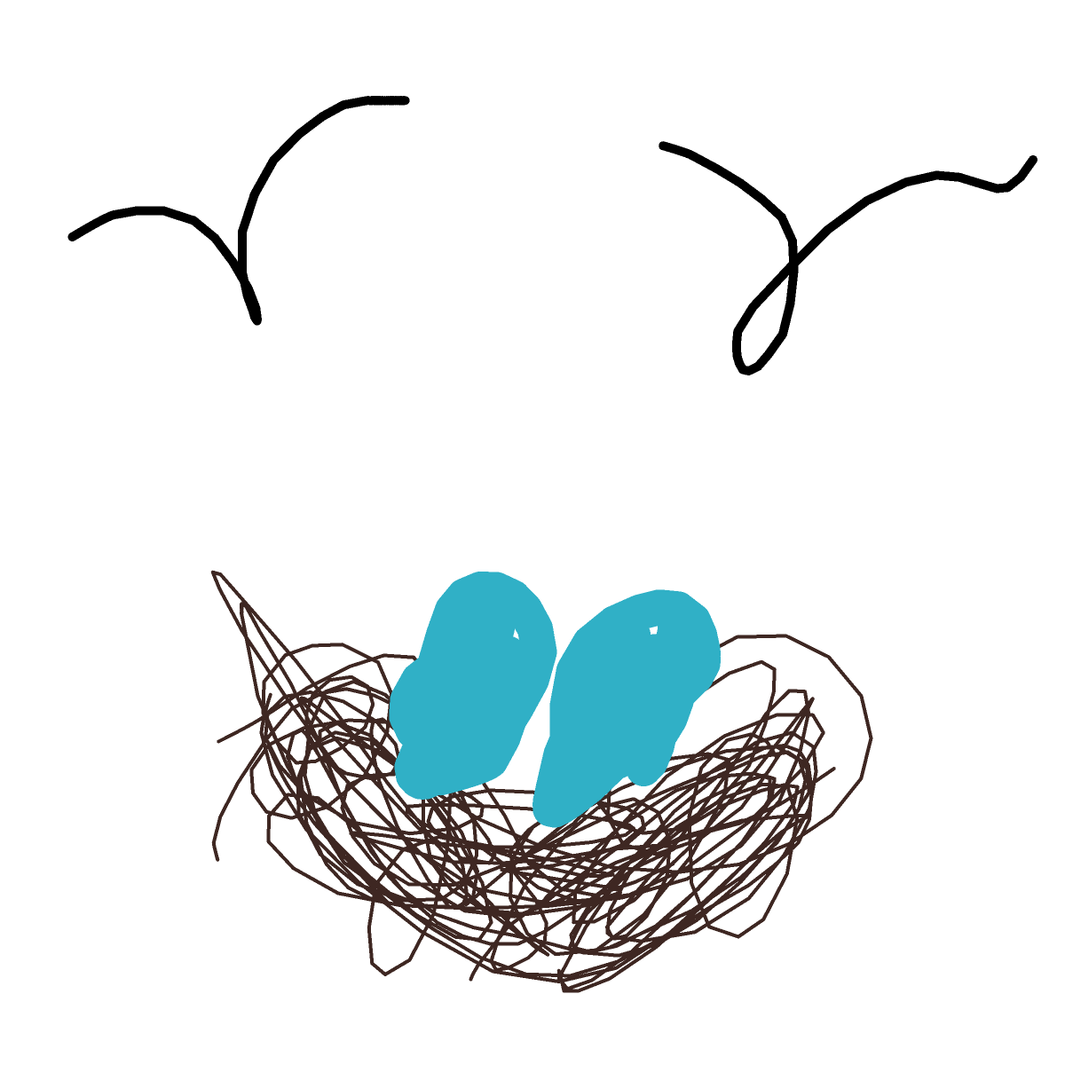 Nest drawing by Bri3
