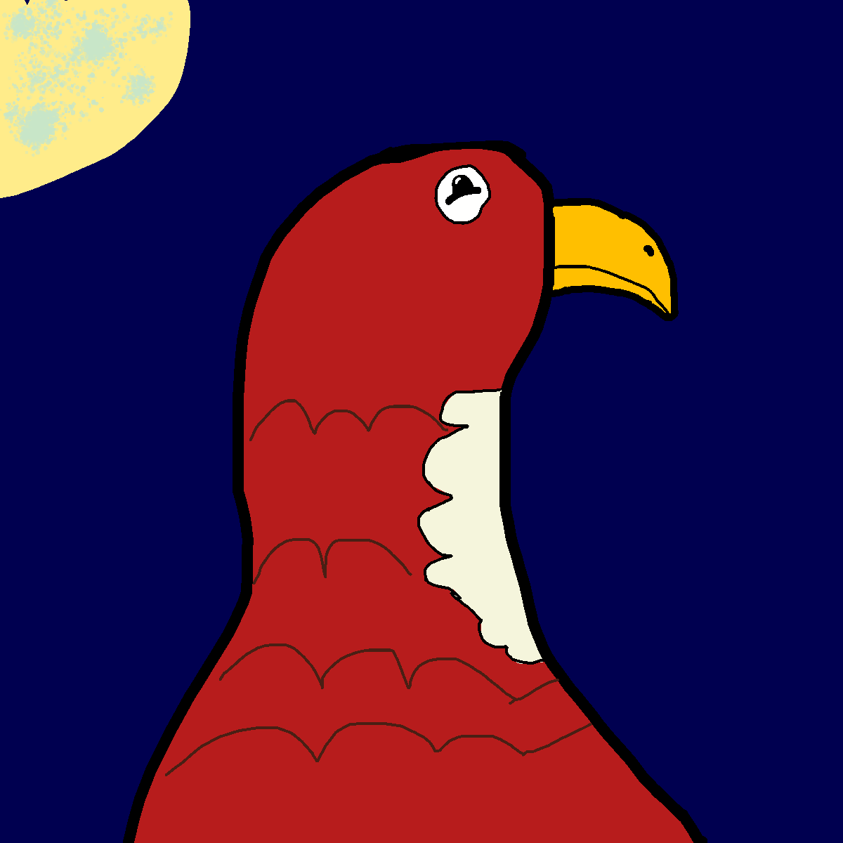 Parrot drawing by pancakes palette