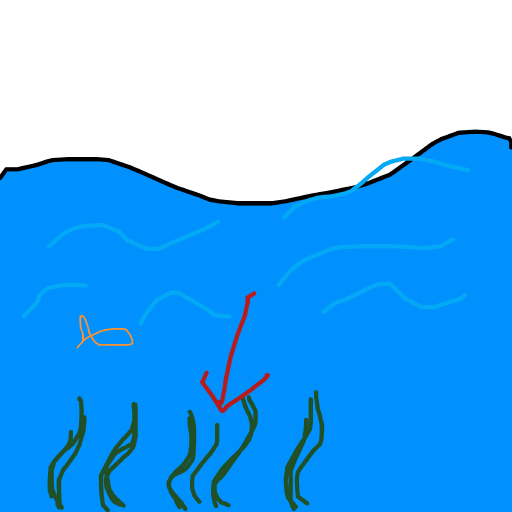 Seaweed drawing by loddie