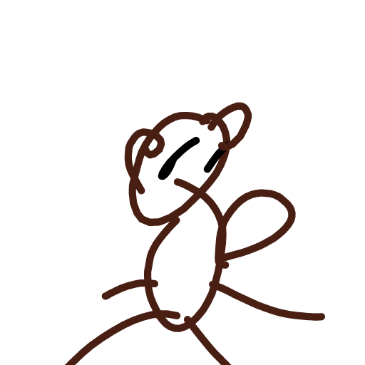 Weasel drawing by ruby