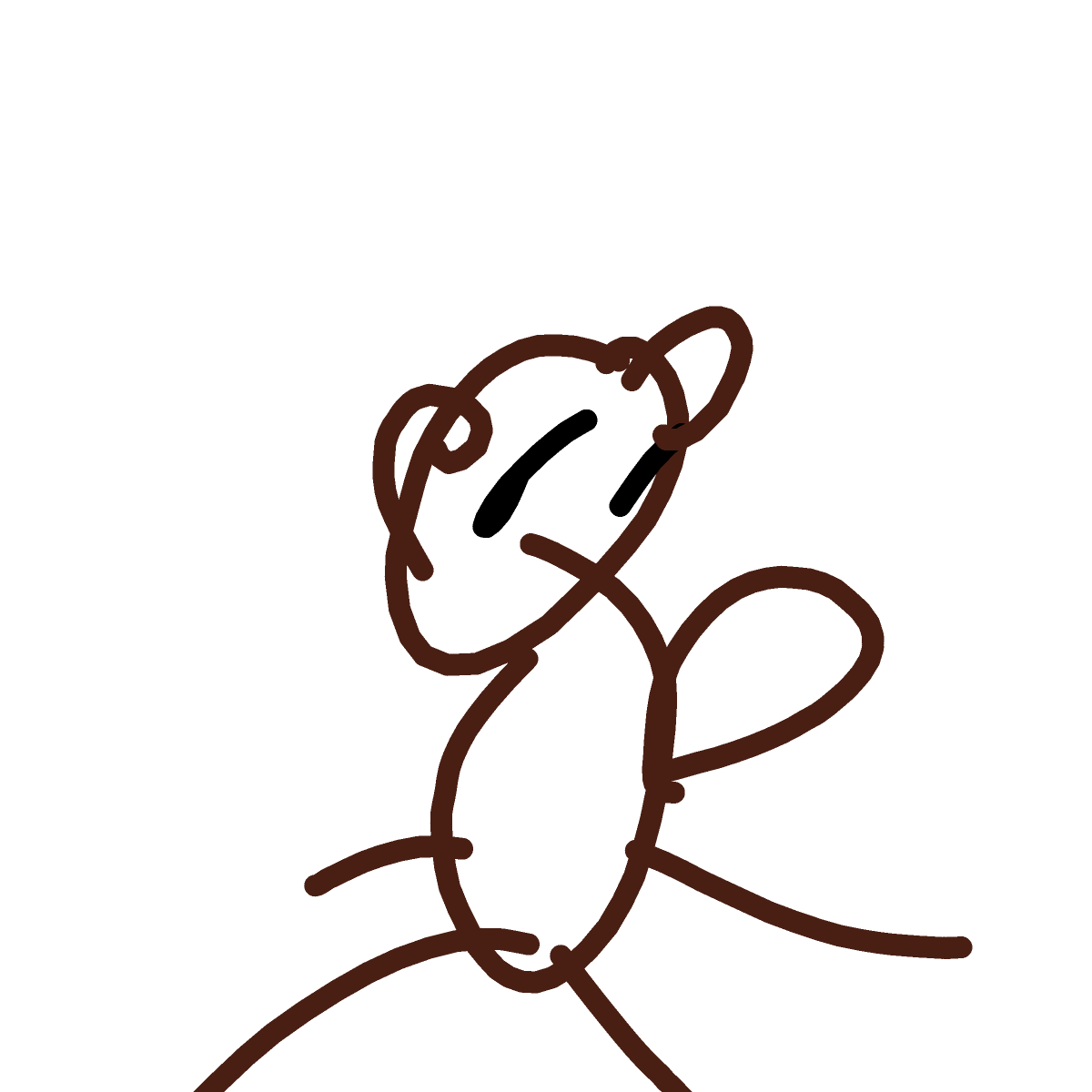 Weasel drawing by ruby