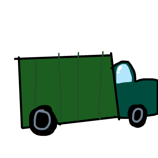 Garbage Truck drawing by l sakura l