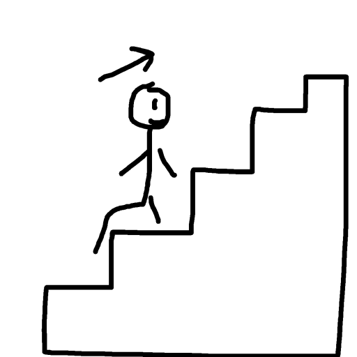 Stairs drawing by mikestam195
