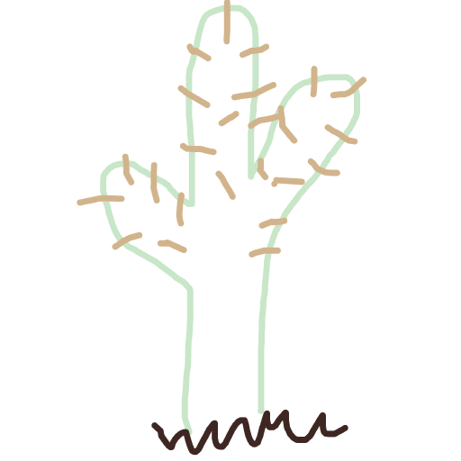 Cactus drawing by berry-sonic-smith