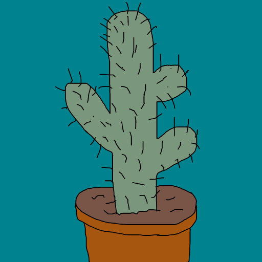 Cactus drawing by krissywissy