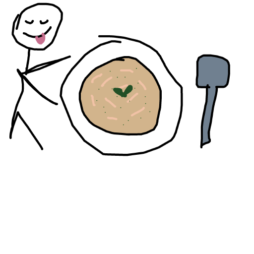 Soup drawing by loddie