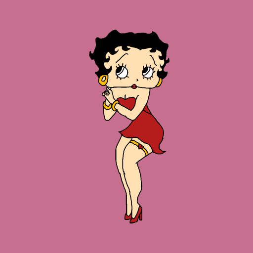 Betty Boop drawing by monthra