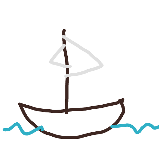Sailboat drawing by rare-lucky-data