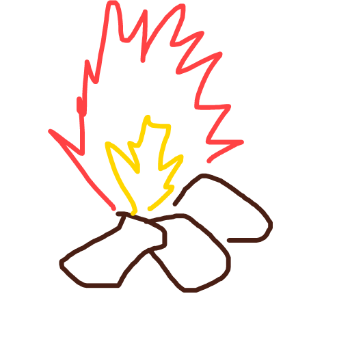 Campfire drawing by pikapikachuu