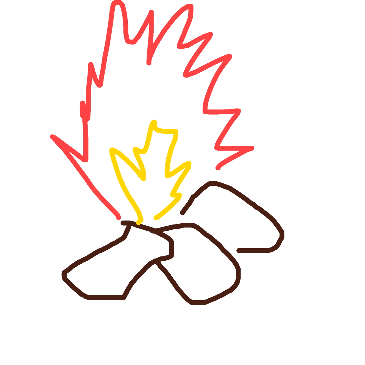 Campfire drawing by pikapikachuu