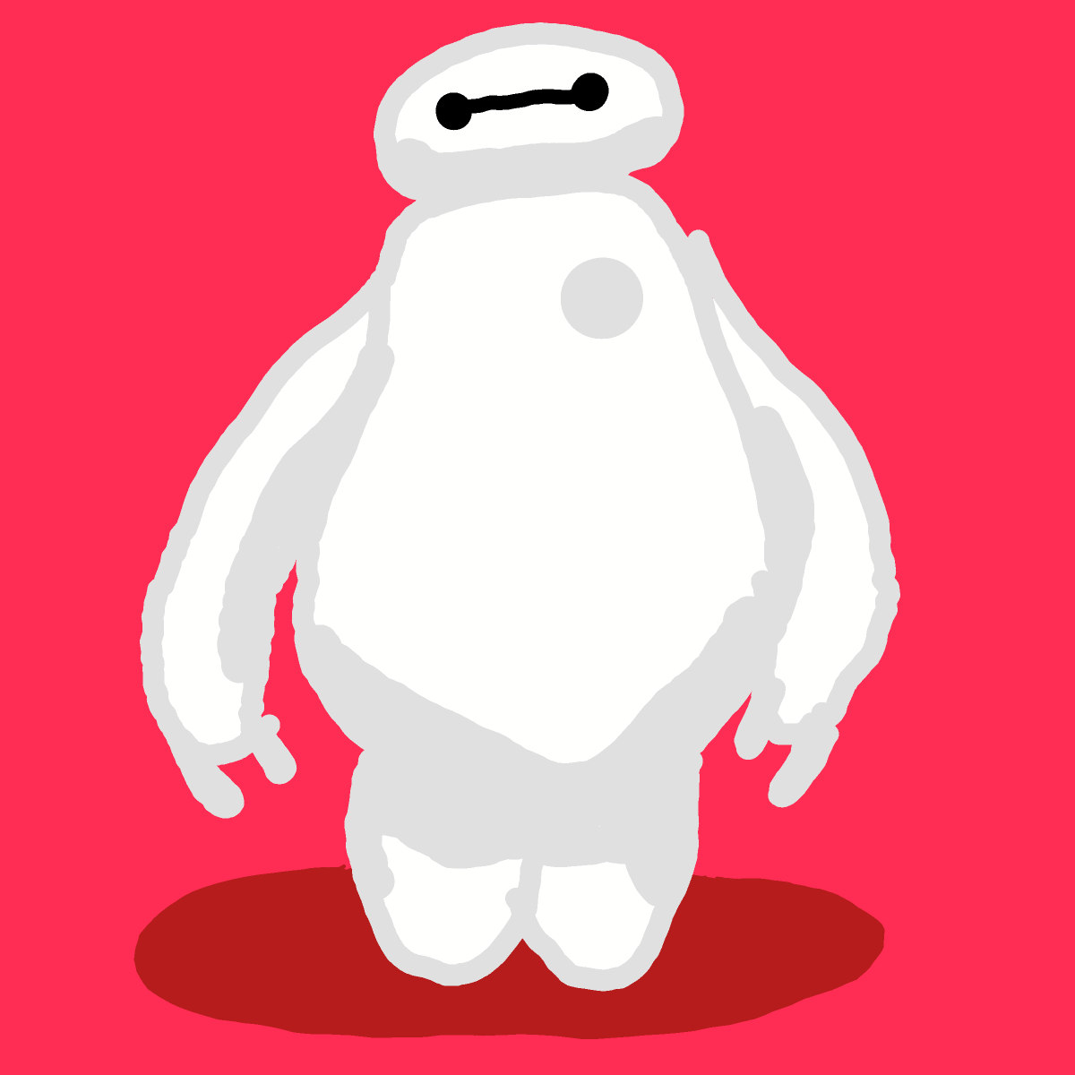 Baymax drawing by Tessie