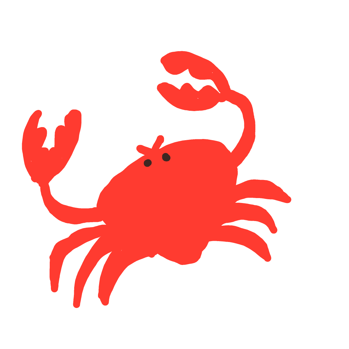 Crab drawing by noble-deep-sketch