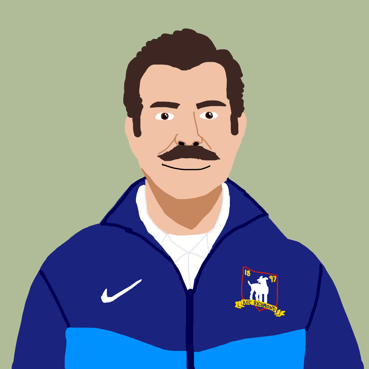 Ted Lasso drawing by jashezilla