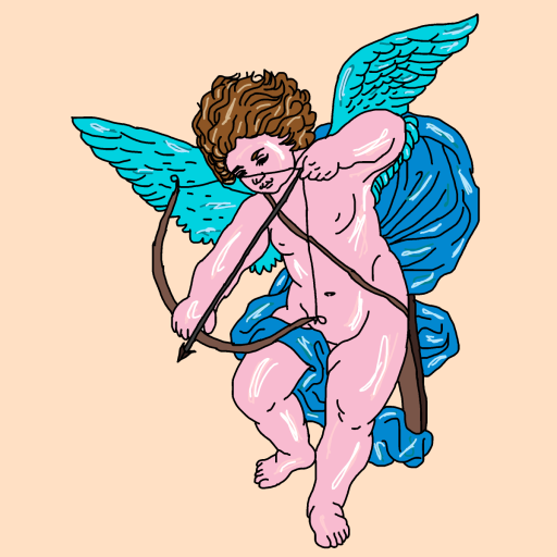 Cupid drawing by monthra
