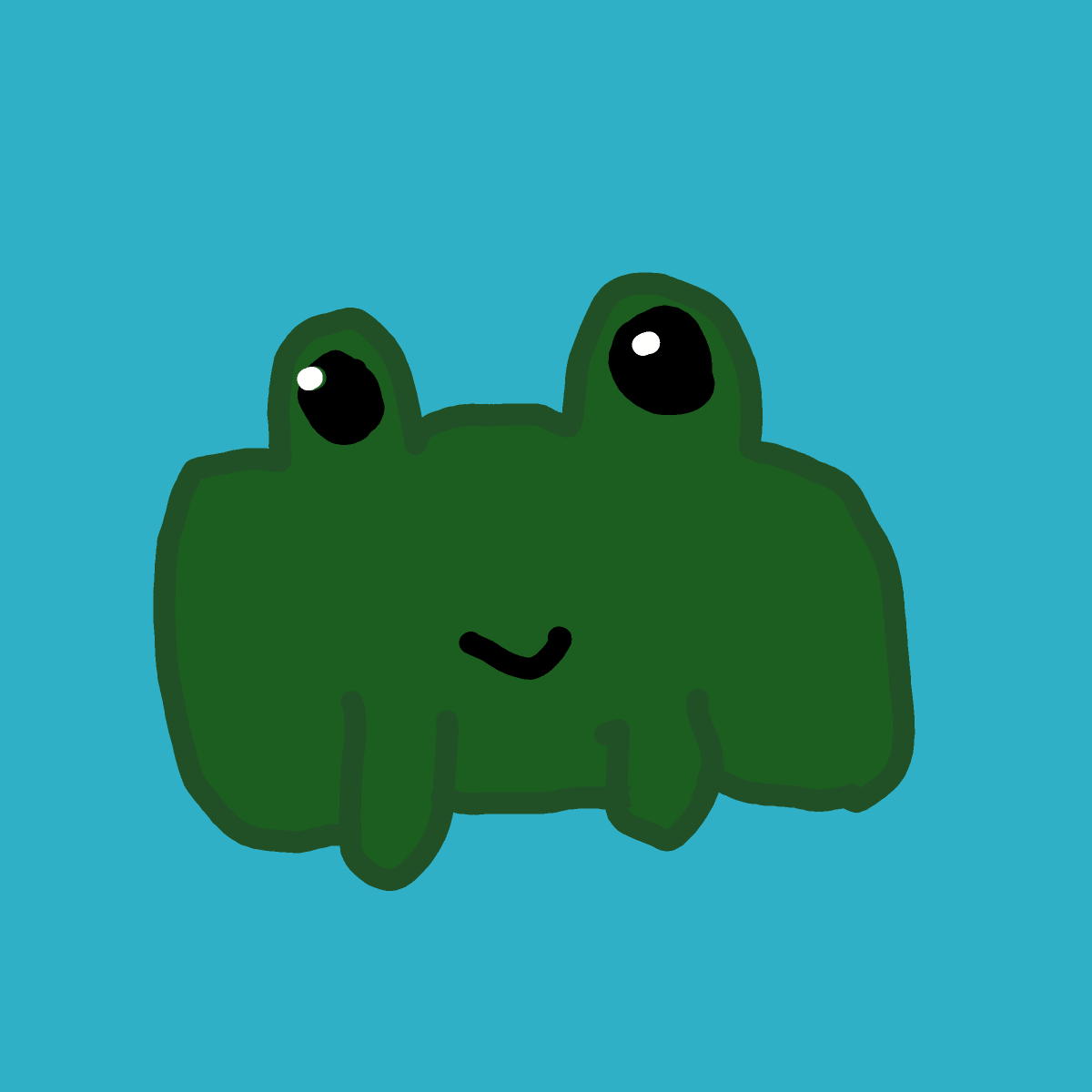 Frog drawing by Guardianoflives