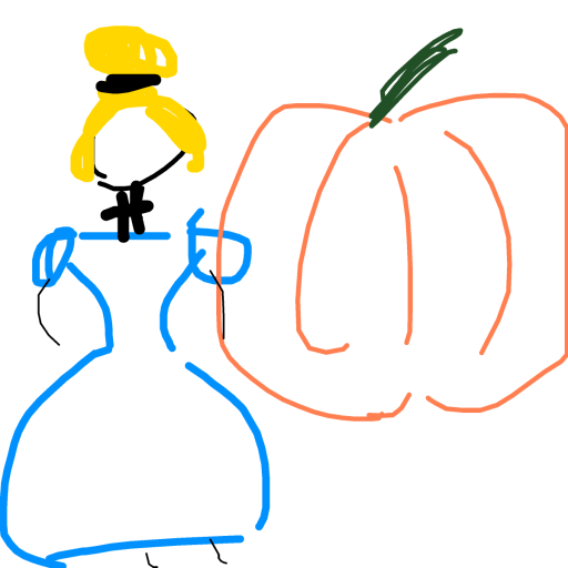 Cinderella drawing by rare-dark-spire