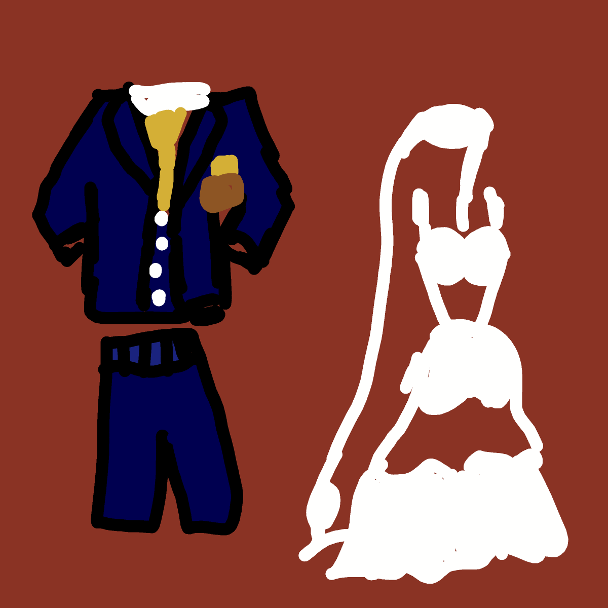 Suit drawing by SafiyyaJ