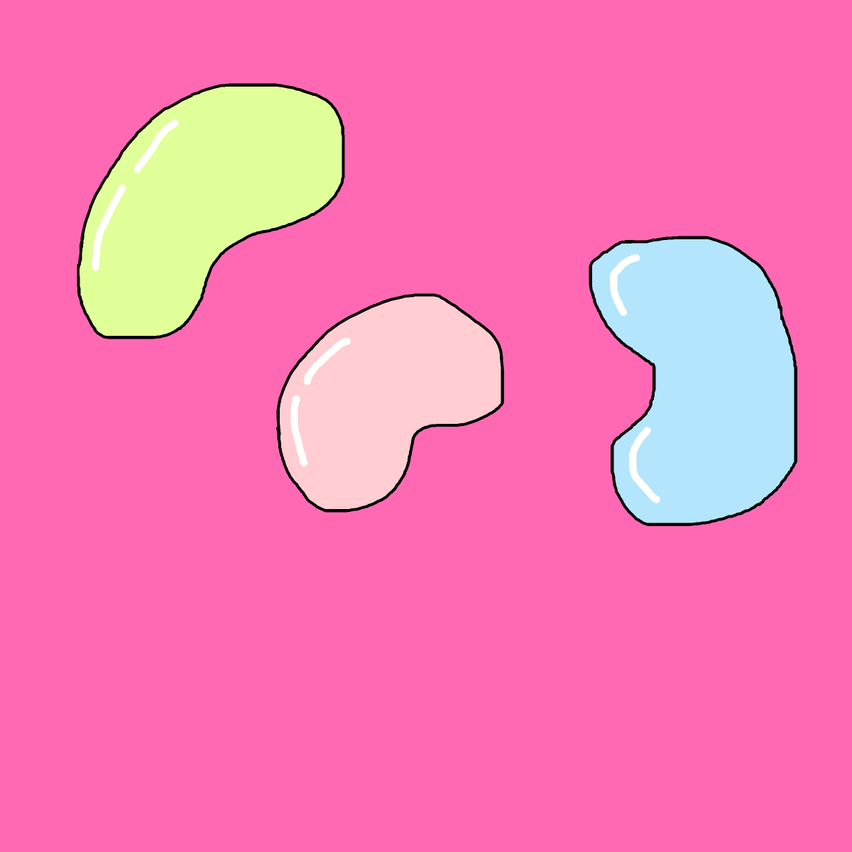 Jellybean drawing by johnny boy