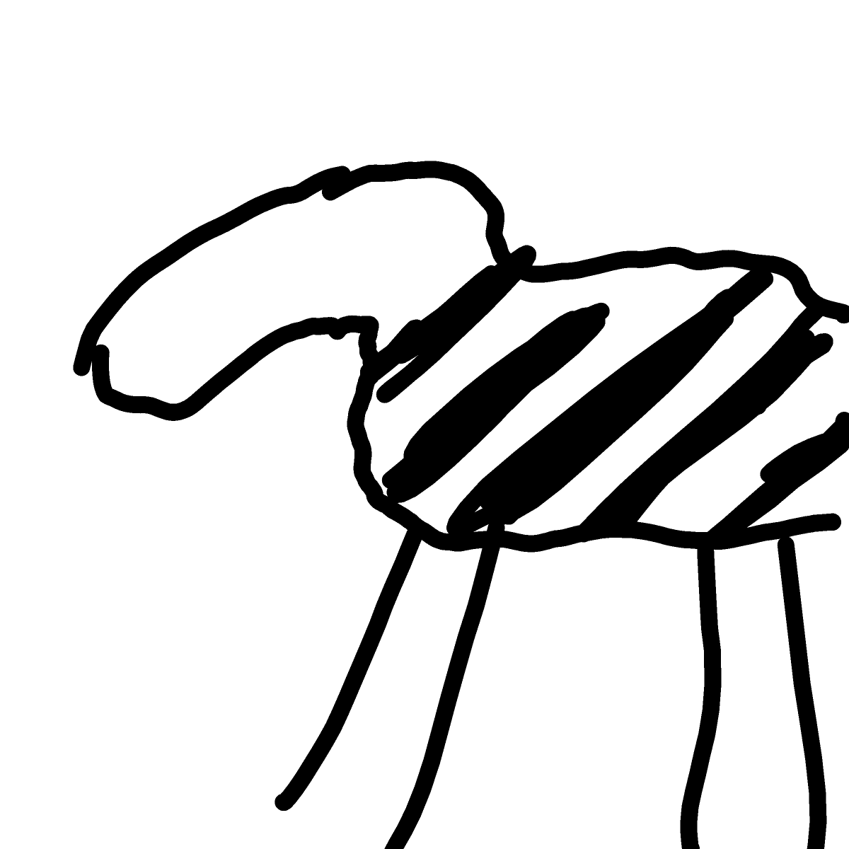 Zebra drawing by lead-near-data