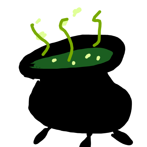 Cauldron drawing by Bri3