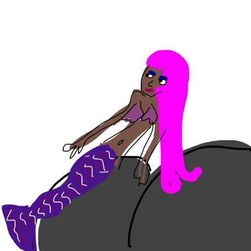 Mermaid drawing by red-rich-glory