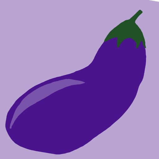 Eggplant drawing by jashezilla