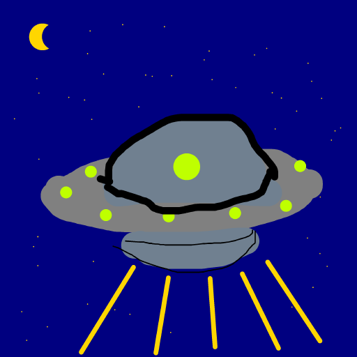 UFO drawing by nice-draw-designer