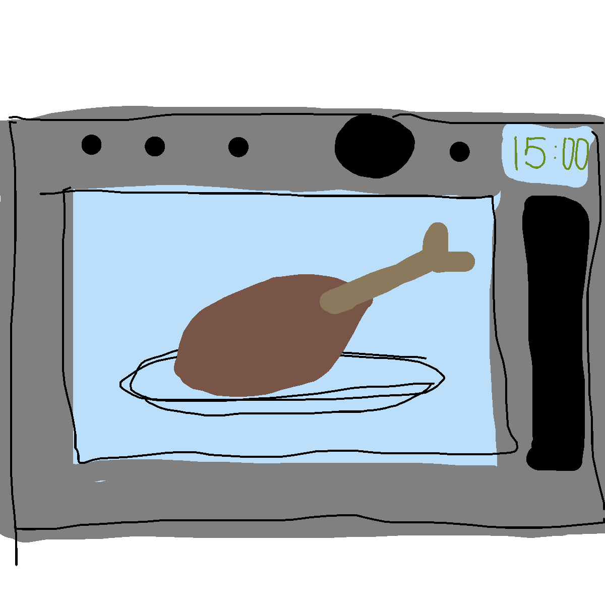 Microwave drawing by grand-bold-peak
