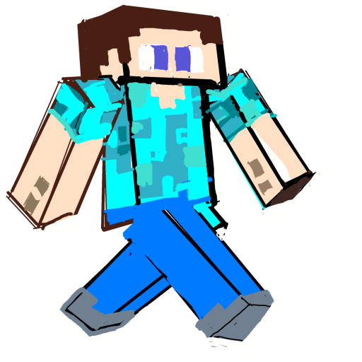 Steve drawing by manders