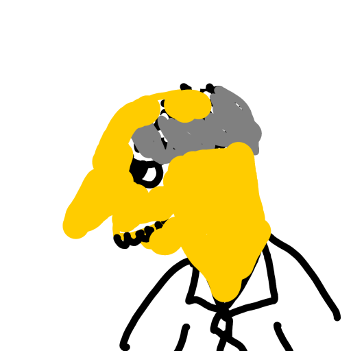 Mr Burns drawing by Lee the Bee