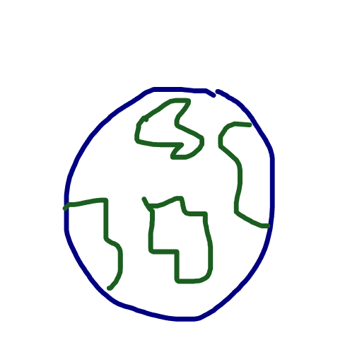 Earth drawing by cyan-bronze-net