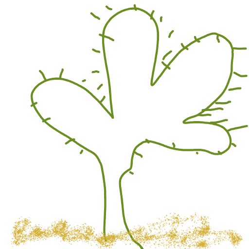 Cactus drawing by coal-mild-peace
